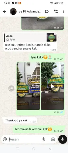 Testimonial Papan Bunga Pernikahan pamekaran