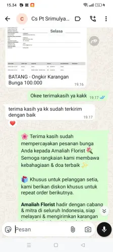 Testimonial Papan Bunga pamekaran